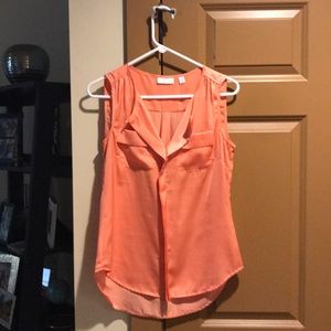 Peach blouse